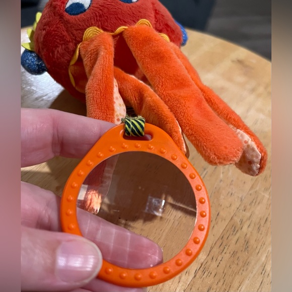 Moulin Roty Les Aventures De Paulie Activity Cuttlefish Orange Jellyfish Plush - Picture 5 of 9